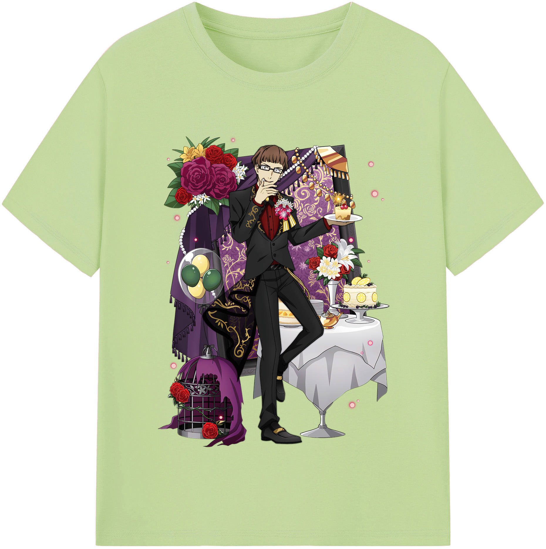 （画像用） 文豪ストレイドッグス Bungo Stray Dogs 綿100％半袖Tシャツ（フロントプリント）